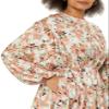 The Drop Women's Multi Floral Print Dolman Sleeve Mini Dress by @kelclight, M view 3