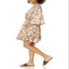 The Drop Women's Multi Floral Print Dolman Sleeve Mini Dress by @kelclight, M view 4
