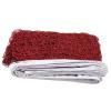 FOXBI Badminton Net, Portable Badminton Replacement Net Adjustable Height Nylon Net for Backyard Garden Schoolyard Indoor Outdoor and Beach,Wine Red view 1