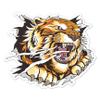 Tiger Rip Tear Claws Vinyl Decal Sticker- 3.75" x 4.5" view 1