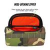 Handlebar Bag (Blazin Camo Burrito) | 2 Liter Capacity | Spacious Bike Bag w/ 2 Extra Long Buckle Straps & 1 Hook-and-Loop Strap | Water Resistant Front Basket | Bike Accessories | Made in USA view 3