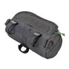 Handlebar Bag (Black & Green Burrito) | 2 Liter Capacity | Spacious Bike Bag w/ 2 Extra Long Buckle Straps & 1 Hook-and-Loop Strap | Water Resistant Front Basket | Bike Accessories | Made in USA view 3
