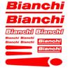 for BIANCHI set Bike stickers frame protector decals (red) view 1