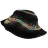 Musical Note Music Bucket Hats Summer Travel Fisherman Hat Reversible Bucket Hat Beach Sun Hats for Women Men view 2