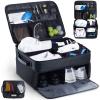 VIGEGARI Upgraded Golf Trunk Organizer Storage with Separate Compartment for 2 Pair Shoes Up to US Mens 16, Golf Car Locker Organizer for Golf Balls, Golf Gloves, Golf Accesories for Men, Golf Gifts view 1