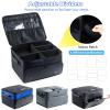 VIGEGARI Upgraded Golf Trunk Organizer Storage with Separate Compartment for 2 Pair Shoes Up to US Mens 16, Golf Car Locker Organizer for Golf Balls, Golf Gloves, Golf Accesories for Men, Golf Gifts view 3
