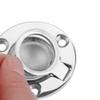 2 PCS Boat Slam Hatch Lifting Round Ring Handle 316 Stainless Steel Recessed Pull Lift Hardware for Marine Deck Hatch Boat Cabinet Door Locker Silver view 3