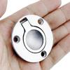 2 PCS Boat Slam Hatch Lifting Round Ring Handle 316 Stainless Steel Recessed Pull Lift Hardware for Marine Deck Hatch Boat Cabinet Door Locker Silver view 4