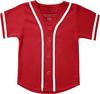 SPTEHW Kids Baseball Jersey Button Down Hip Hop T Shirts Personalized Softball Jersey for Boys Girls (2 Years,red) view 1