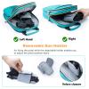 VIGEGARI Soft Pistol Case, Gun Bag for Women, CCW Pistol Bag, Crossbody Gun Bag, Concealed Carry Gun Pouch, Small Tactical Range Bag, Gun Case with Shoulder Strap (Teal) view 2