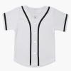 SPTEHW Kids Baseball Jersey Button Down Hip Hop T Shirts Personalized Softball Jersey for Boys Girls (6 Years, White) view 1