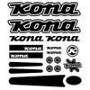 for KONA Bike stickers frame protector decals (Gray) view 1