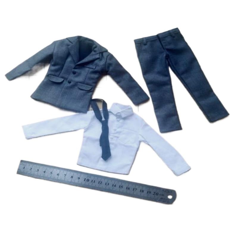 ximitoy Men's Gray Suit Set Model for 1/6th 12" Male Figure