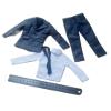 ximitoy Men's Gray Suit Set Model for 1/6th 12" Male Figure view 1