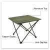 CIRONI 2-4 Person Camping Table, Tracked Lightweight Picnic Table with Carry Bag, Portable Outdoor Folding Table for Hiking, Backpacking and Fishing(Green,Large) view 4