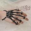 Starsouce Punk Style Skull Skeleton Hand Bracelet with Ring Halloween Goth Ghost Claw Finger Hand Bone Bracelet for Women view 4