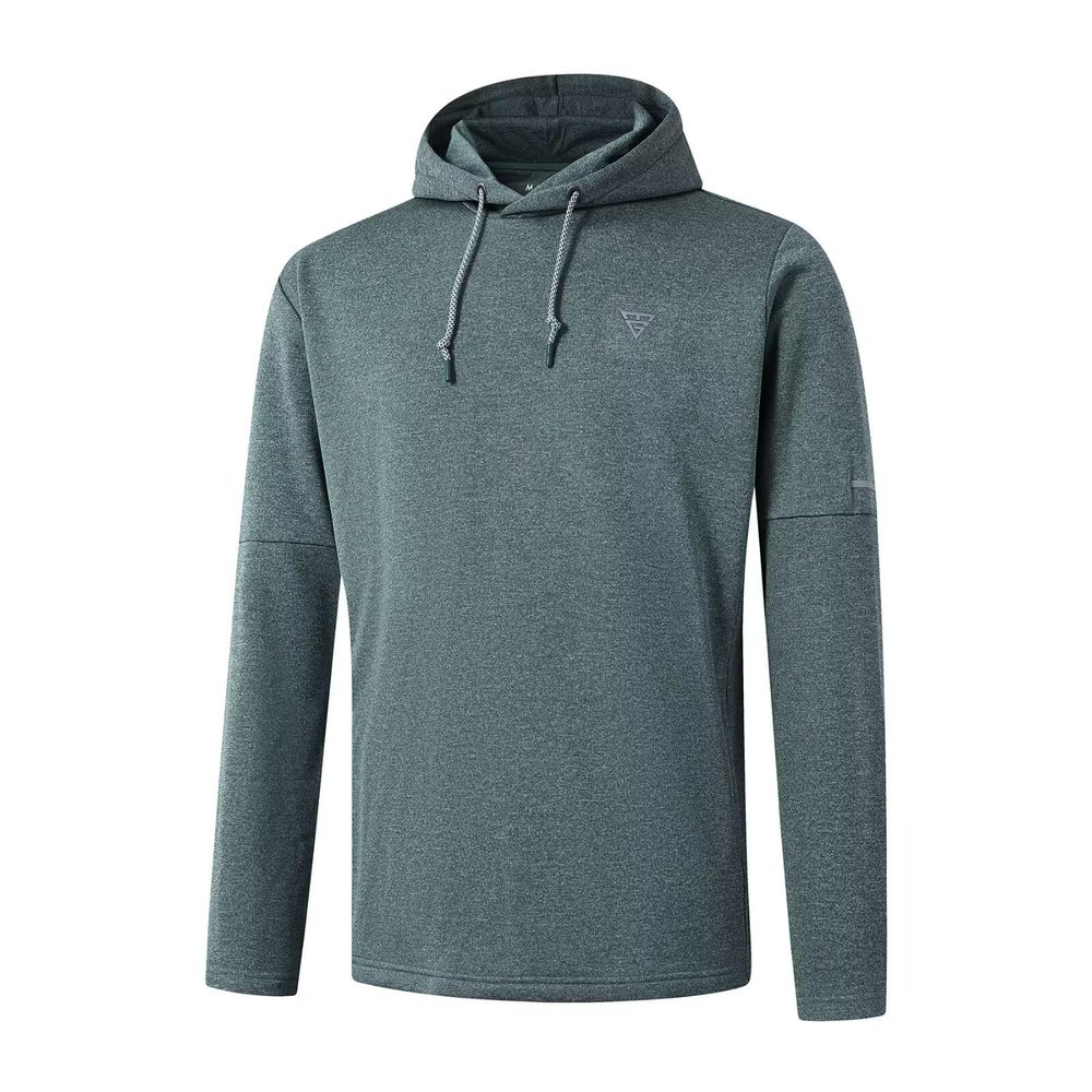 M MAELREG Mens Hoodies Golf Green Warmth Performance Melange Sport Casual Fleece Sweatshirts for Mens Hoodie