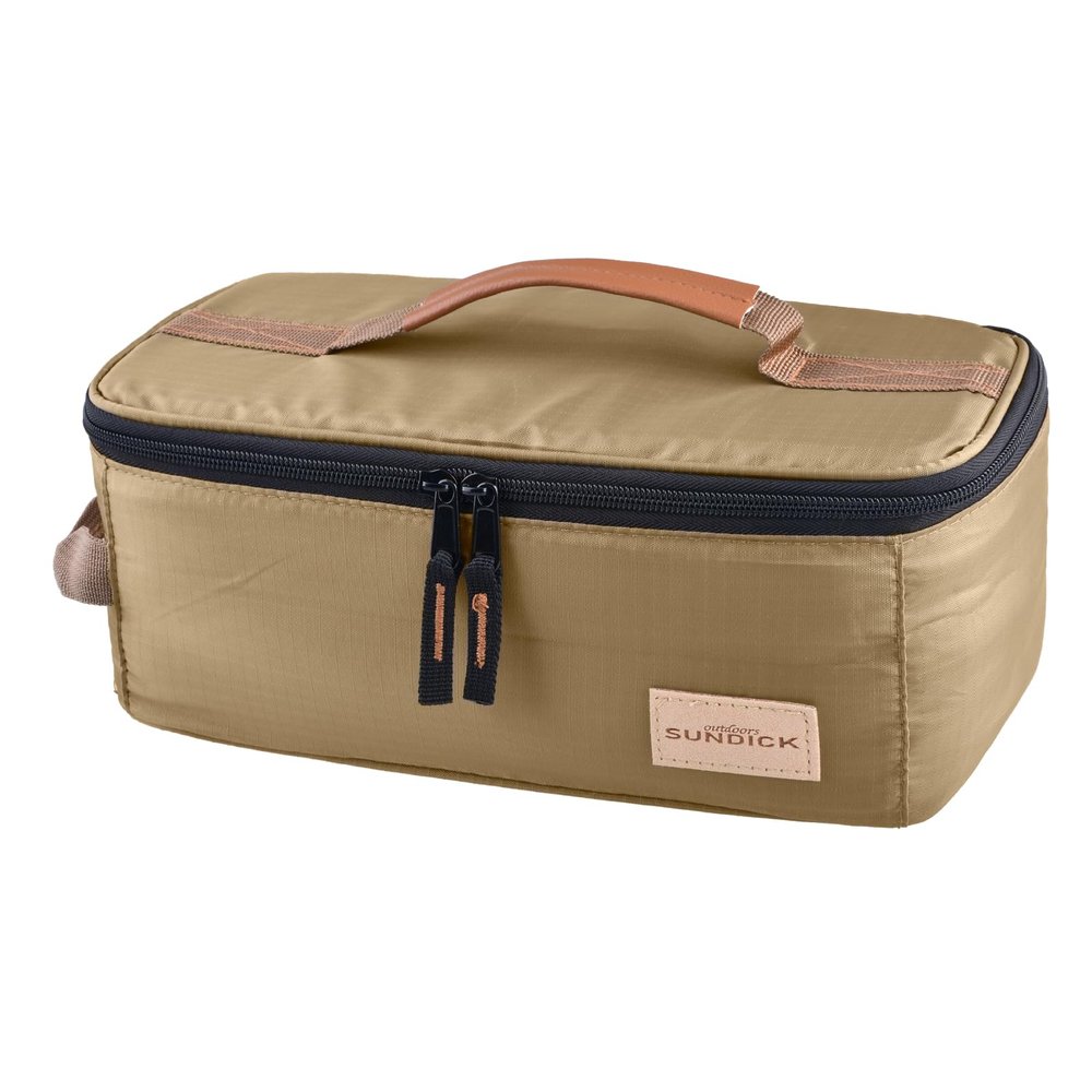 TRIWONDER Portable Camping Travel Cookware Organizer Pouch Camping Cooking Utensils Storage Bag for Outdoor Barbecue Camping Cooking Spoon Chopsticks Organizing (02# Khaki)
