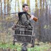 TR 360 Degree Swivel Hunting Blind Chair,400 lbs Capacity Silent,4 Legs Height Adjustable,Comfortable Padded Seat,Portable Ground Hunting Chair for Deer Dove Hunting view 2