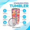 Hyturtle Personalized Gifts For Penguin Lover - Penguin Printed Custom Name Stainless Steel Tumbler 20oz With Lid - Idea Animal Lover Gifts For Women Girl kids On Birthday, Christmas view 3