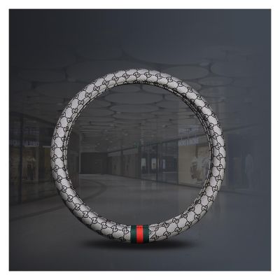 FUERU Car Steering Wheel Cover Set Car Steering Wheel Cover Breathable Ice Silk Four Seasons Available Car Interior (Color : 3#)