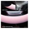 FUERU Car Steering Wheel Cover Set Car Steering Wheel Cover Winter Plush Comfortable and Durable Car Interior Accessories (Color : 4#) view 3
