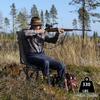 Goplus Hunting Chair, 360 Swivel Hunting Blind Chair with Carrying Strap, 330LBS Capacity, Folding Silent Deer Hunting Chair, Portable Ground Blind Chair for Fishing Camping, No Assembly view 2