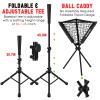 VAVOSPORT 7x7' Baseball Net Set - Portable Softball & Baseball Net for Hitting and Pitching, Batting Tee, Ball Caddy, Strike Zone, Baseball Training Equipment for Youth Practice, Games, Adult Sports view 4