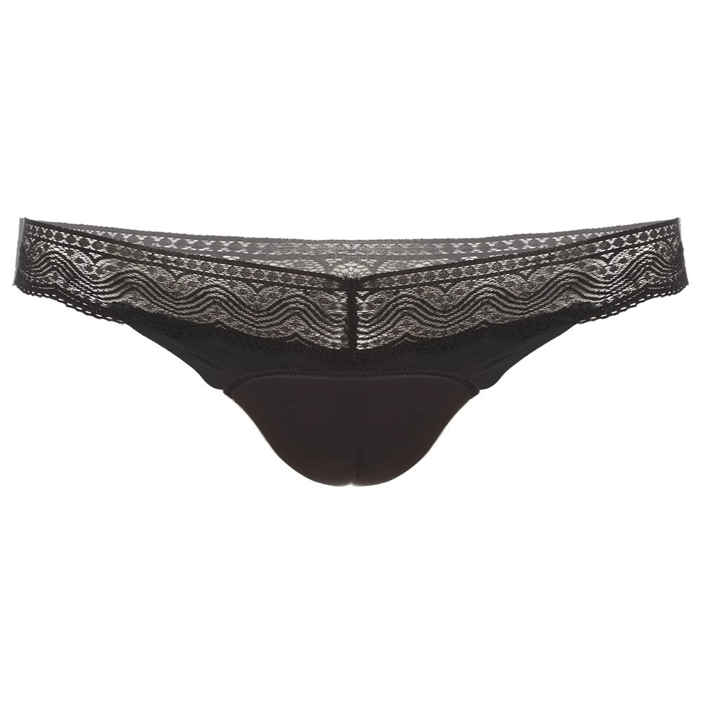 AGJGFM Men's Sissy Stretchy Low Rise Briefs Crossdresser Underwear Bowknot Panties