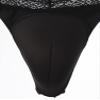AGJGFM Men's Sissy Stretchy Low Rise Briefs Crossdresser Underwear Bowknot Panties view 4