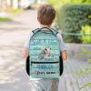 AIOMXZZ Personalized Sea Turtle School Backpack for Kids, 16 Inch Green Backpacks for Girls, Cartoon, Durable, Lightweight, Large Capacity Bookbag for Travel view 2
