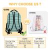AIOMXZZ Personalized Sea Turtle School Backpack for Kids, 16 Inch Green Backpacks for Girls, Cartoon, Durable, Lightweight, Large Capacity Bookbag for Travel view 4