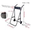 Bacacoo Foldable Two-Wheel Outboard Engine Cart, Marine Engine Stand, Can Carry 110 Lb Cart, Suitable For Marine Outboard Engines Up To 50kg And 30hp view 2
