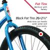 Tracer ACE 26-Inch Beach Cruiser Bike for Adult Men and Women, Single-Speed Coaster Brake, 26-Inch Wheels, 17-Inch Steel Frames, Adult Hybird Bicycles, Vintage Classic Cruiser Handlebar (Blue) view 4