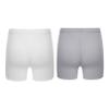 FEESHOW Girls Kids Seamless Boyshort Panties Cotton Safe Under Dress Underwear Gymnastics Sports Shorts Tumbling Dancing White&Gray 11-12 Years view 3