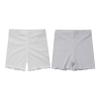 FEESHOW Girls Kids Seamless Boyshort Panties Cotton Safe Under Dress Underwear Gymnastics Sports Shorts Tumbling Dancing White&Gray 11-12 Years view 4