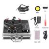 NSKI Portable 5W LED Head Light Headlight with 2.5X 3.5X Loupes Binocular Loupes Magnifying Glasses Optical Glass (Black, 2.5X) view 2