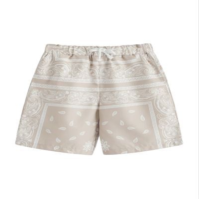 SOLY HUX Boy's Summer Boho Paisley Print Drawstring High Waisted Shorts Apricot Paisley 11-12Y