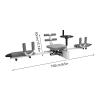 Leg Stretcher, 330.7 lbs Heavy Duty Split Machine for Leg Stretching, Flexibility Stretching Equipment - Ballet, Yoga, Dance, Martial Arts- Home Yoga Gym Fitness (Gray) view 4