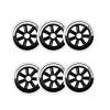 JHKJ Inline Wheels Replacement Wheels 110MM 125MM Marathon Street Speed Inline Wheels Replacement Wheels Hardness 85A 6-Pack White,125mm view 1