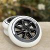 JHKJ Inline Wheels Replacement Wheels 110MM 125MM Marathon Street Speed Inline Wheels Replacement Wheels Hardness 85A 6-Pack White,125mm view 3