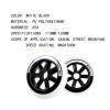 JHKJ Inline Wheels Replacement Wheels 110MM 125MM Marathon Street Speed Inline Wheels Replacement Wheels Hardness 85A 6-Pack White,125mm view 4