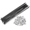 X AUTOHAUX 36pcs Bicycle Carbon Steel Spokes 14G Bike Spoke 226mm Length with Nipples for Most Bicycle Black view 1