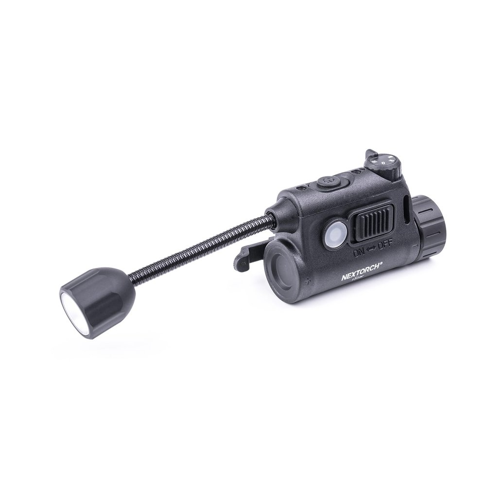 NEXTORCH Rstar Tactical Helmet Light Military with IR Survival Signal Light Helmet Accessories Mount ARC Guide Rails Webbing Clips Magic Stickers Lightweight Helmet Light