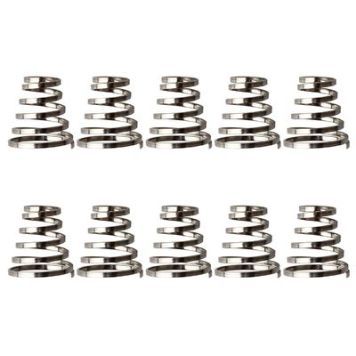 10Pcs Stainless Steel Bike Wheel Skewer Spring Replacements Mountain Bike Wheel Spring Quick Release Lever Shafts Spring Bike Wheel Skewer Spring Stainless Steel Bicycles Hub Quick Release Lever
