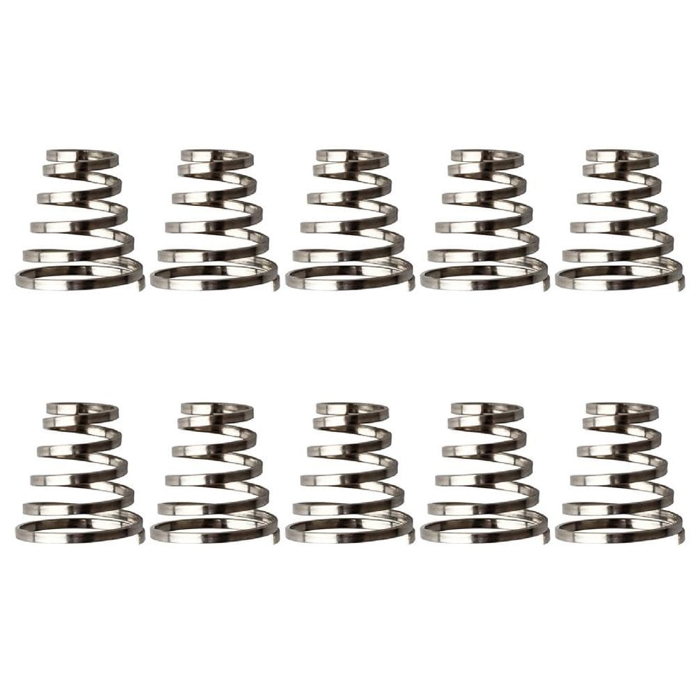 10Pcs Stainless Steel Bike Wheel Skewer Spring Replacements Mountain Bike Wheel Spring Quick Release Lever Shafts Spring Bike Wheel Skewer Spring Stainless Steel Bicycles Hub Quick Release Lever