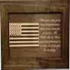 Bellewood Designs American Flag & Patriotism Decorative & Secure Wall-Mounted Gun Cabinet (Jacobean) view 2
