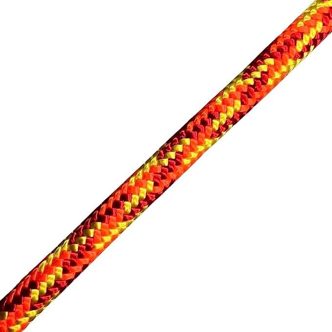 Arbo Space 11.5mm Huracan 24 Strand Double Braid Arborist Semi-Static MBS 6,800lbs Climbing Line(Eye Splice - 24 Strand Climbing, 200ft.)