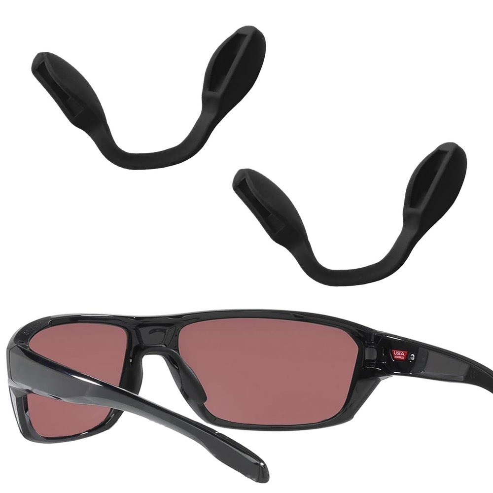 2 Pcs Replacement Nose Piece Nose Pads for Oakley Split Shot OO9416/Split Time OO4129/Targetline OO9397/Crossrange OO9361/Crossrange XL OO9360/Crossrange OO9359 OO9382 Sunglasses Frame, Black