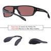 2 Pcs Replacement Nose Piece Nose Pads for Oakley Split Shot OO9416/Split Time OO4129/Targetline OO9397/Crossrange OO9361/Crossrange XL OO9360/Crossrange OO9359 OO9382 Sunglasses Frame, Black view 2